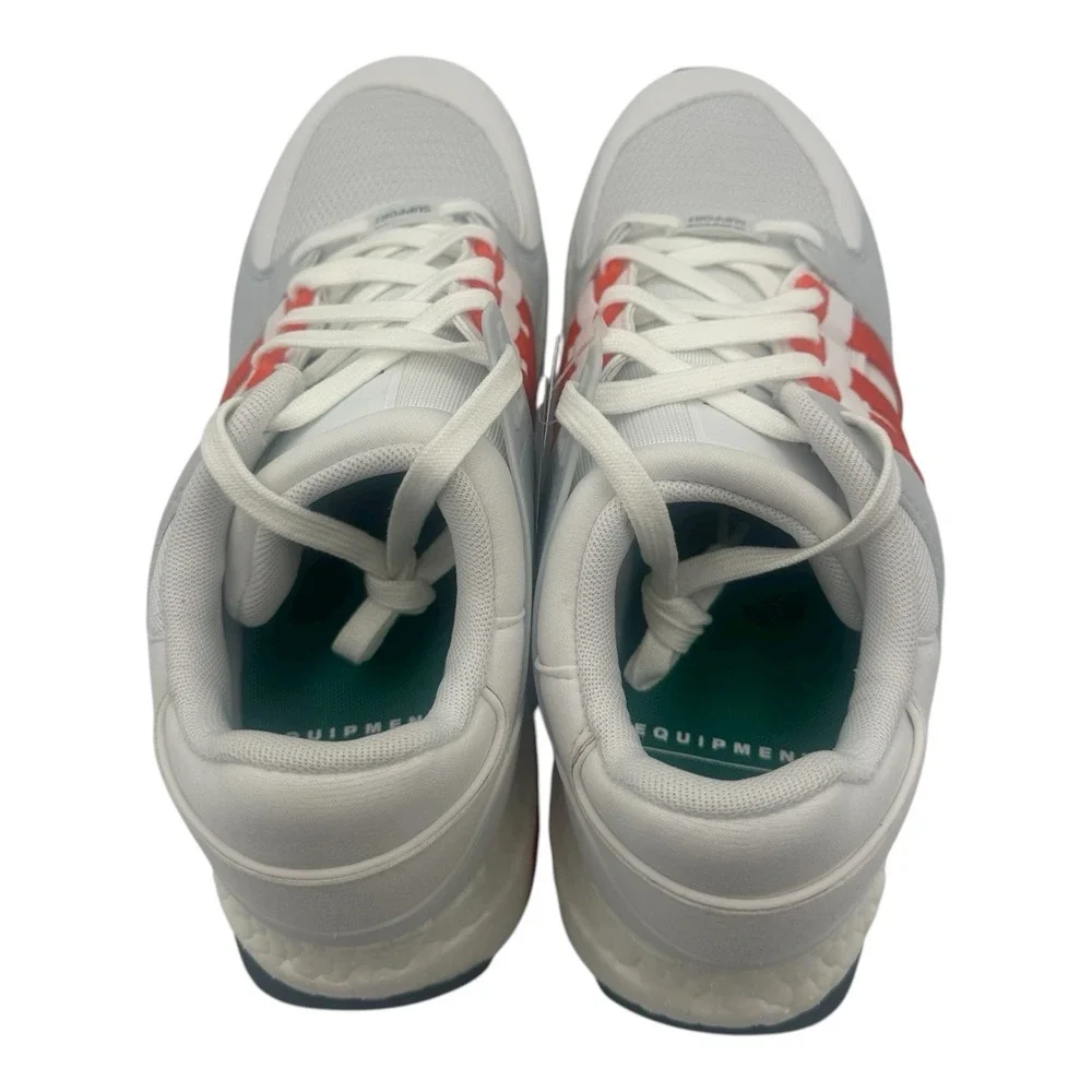 Adidas EQT Support Running Shoes Mens Sz 8 Gray/White/Orange Sneakers BY9532‎